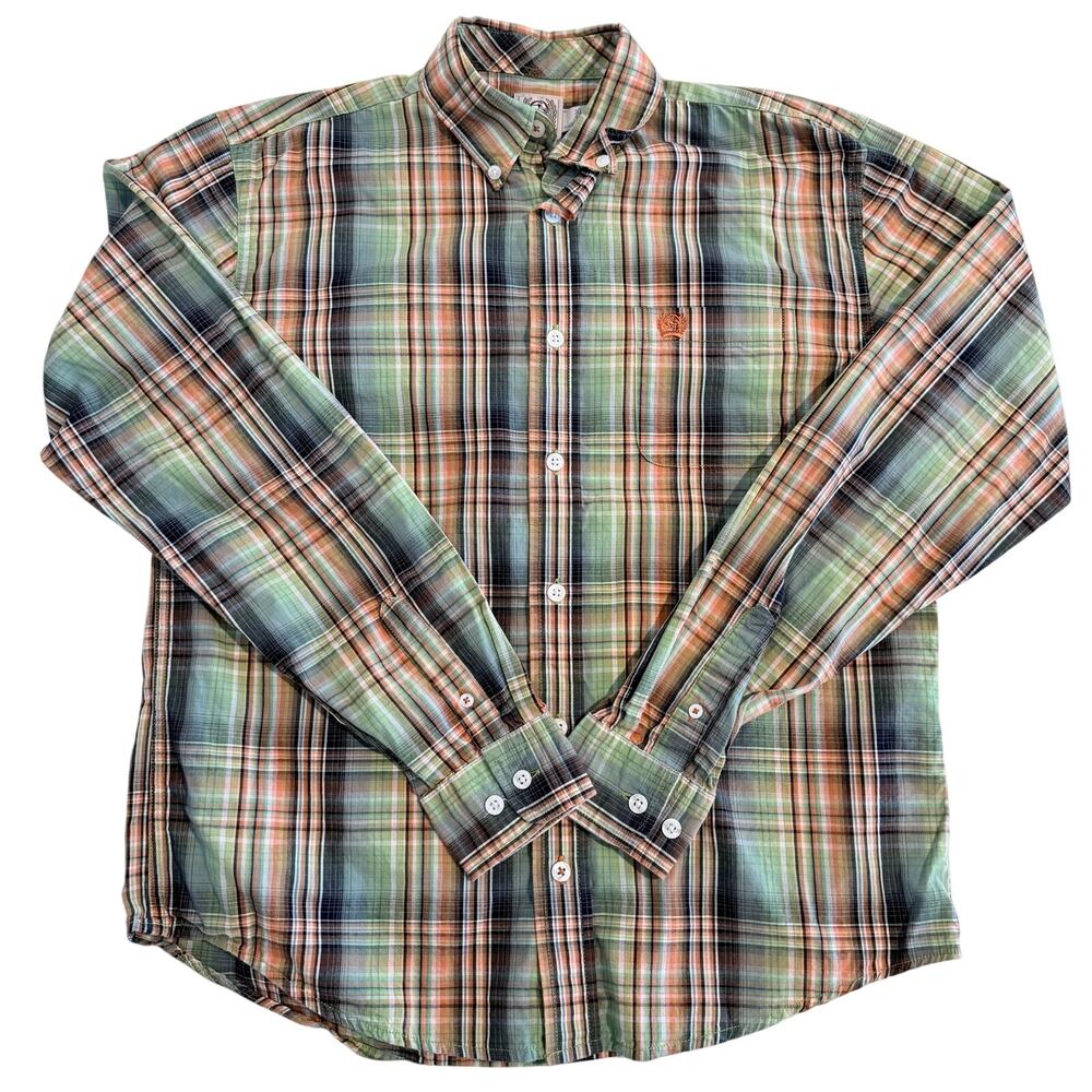 Cinch Boys Western Button Down Shirt — Youth XL (14)